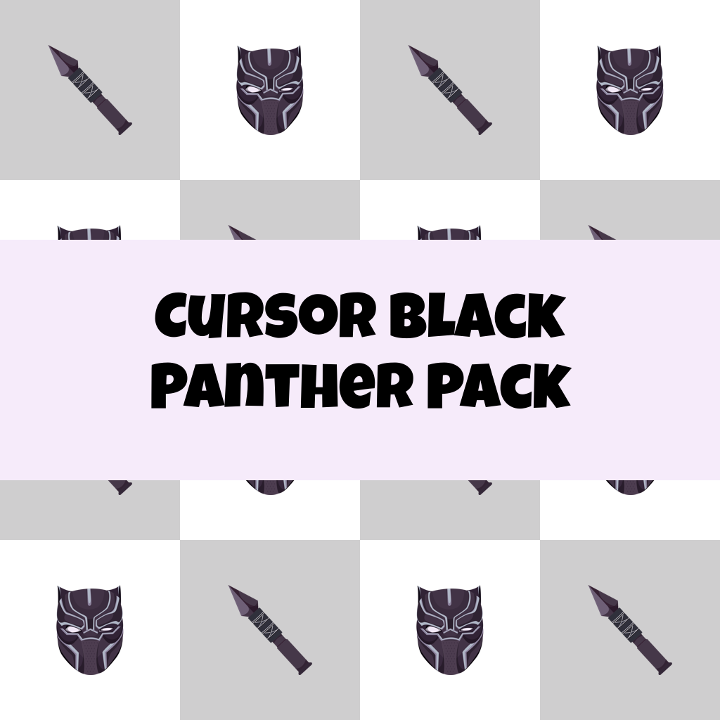 Cursor Black Panther Pack